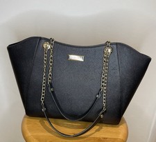 Carvela Black Tote Bag - Gold