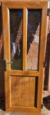UPVC Wood Grain Exterior Door, Full Working Order with 2 Keys