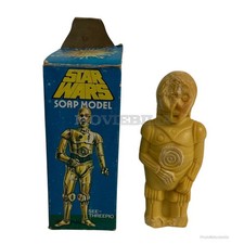Star Wars original vintage 1977 C-3PO C3PO soap model figure, Cliro, boxed