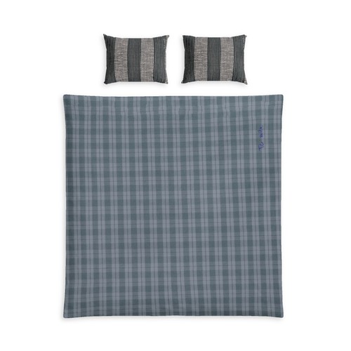 Cotton bed set tropical grey - bed,