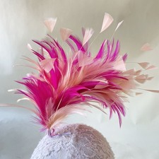 Hackle Feather Mount Flower