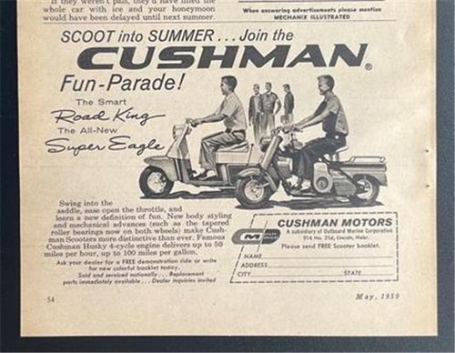 1959 cushman motor - 1959, scooter