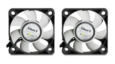 2 x Gelid Solutions Silent 5 PC Fans 5cm 50mm 4000RPM Quiet 24Hr RM Del x 2 Pack