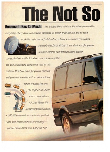 Chevrolet astro the not - not, so