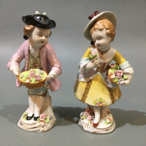 Dresden porcelain figures girl - dresden,