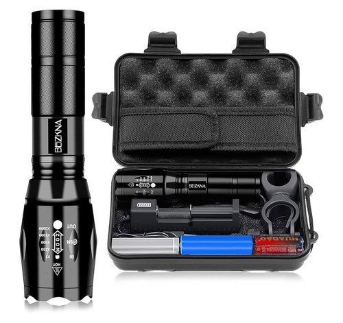 Led torch rechargeable - torch, 2000lm