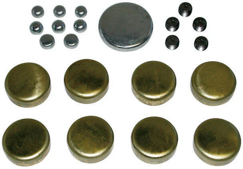 Brass freeze plug kit for - plug, ford