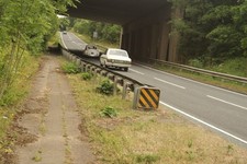 Photo A3 View of the Beetle and Cortina Mark II passing along London Roa c2015