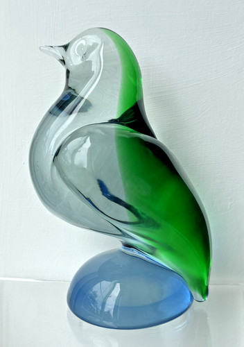 Large vintage mcm solid murano - mcm,