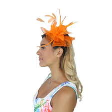 Flower Feather Hair Hat