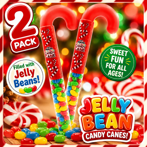 Jelly bean candy canes - 2, |