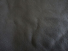 Jet Black  thick leather 1.3mm 4.5" x 9.5" BK498