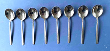 Vintage Cutlery Oneida Melissa Soup Spoons x8 Good Condition