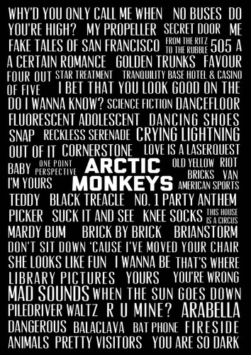 Arctic monkeys print poster - arctic,