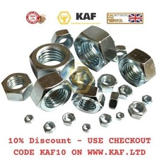 Hex steel full nuts metric - hex,