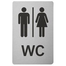 Toilet toilet sign metal sign