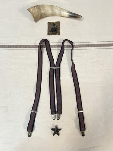 Vintage braces suspenders mens - vintage,