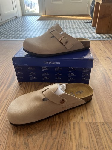 Birkenstock boston clogs suede - boston,