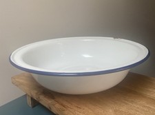 Large Enamel Wash Bowl Washing