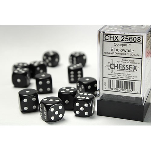 Chessex 16mm dice block - d6,