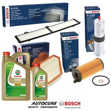 FOR BMW 3 SERIES 318D M SPORT TOURING MK5 2.0 DIESEL BOSCH FILTER SERVICE KIT