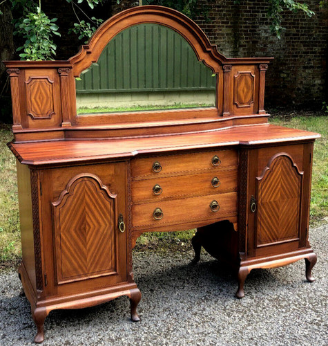 Large antique solid - antique, mahogany
