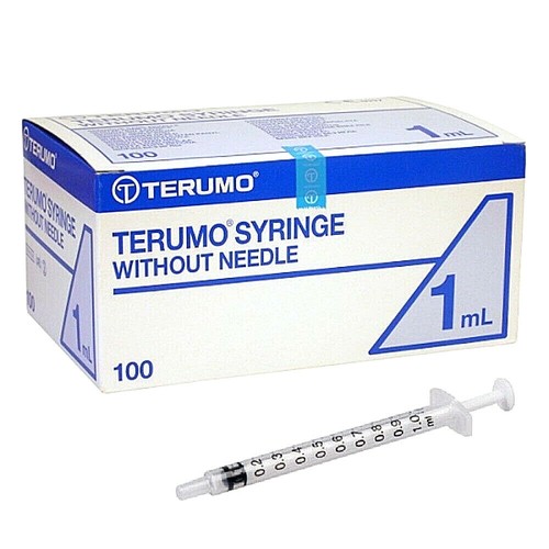 1ml terumo syringes - 20, x