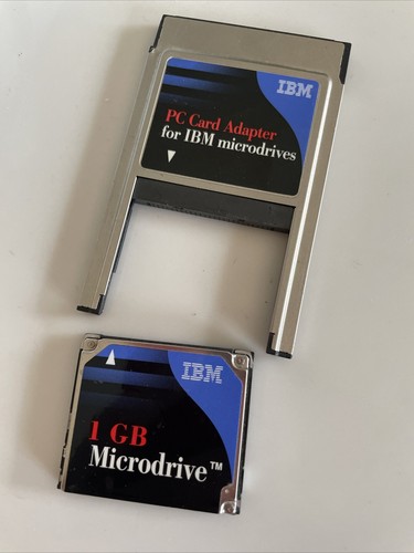 Ibm microdrive 1gb - ibm, card