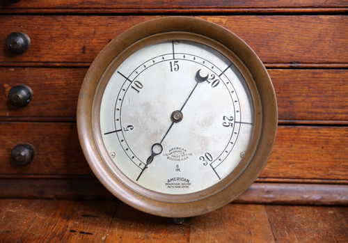 Antique brass steam - brass,