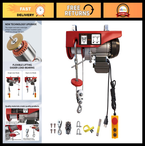 440 lbs electric hoist winch - 440,