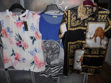 THREE LADIES SHORT SLEEVE TOPS