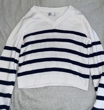 Hollister v neck striped
