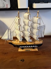 Wood model boat - wood, |