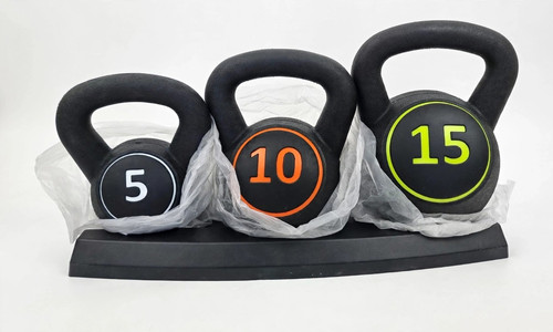 3pc kettlebell set 5kg 10kg - set,