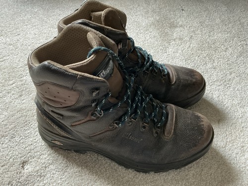 Grisport brown leather hiking - brown,