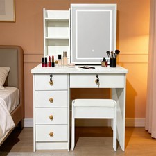 LED Lights Makeup Desk Mirror