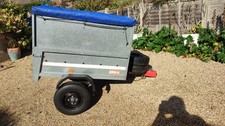 Erka high sided Trailer 3x 3 x 4 Ft Heavy Duty fully galvanised vgc 1,5 kgs