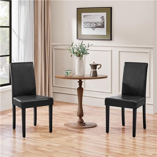 Dining chairs 2pcs high back - 2pcs,