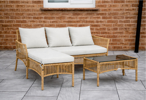 Rattan garden furniture - garden,