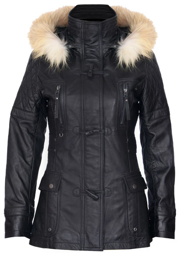 Women black real - women's, sheepskin