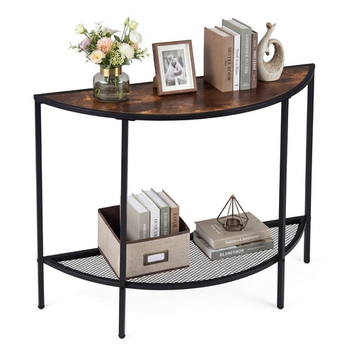 Half moon console table - console,