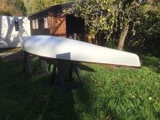 touring kayak used- fibre glass base with wood top 'Moonraker'  v good condition