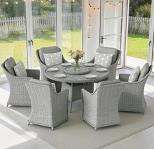 6 Seater Garden Dining Table
