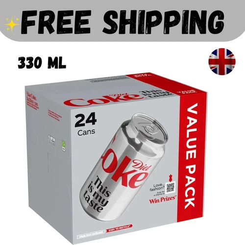 Diet coke can cola - can, 330