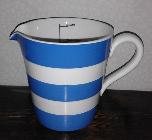 Rare green cornishware - rare,