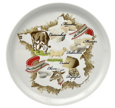 Vintage French Cheeseboard - Les Fromages de France Cheese Plate Platter