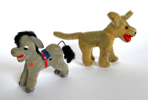 Vintage mechanical and plush - vintage,