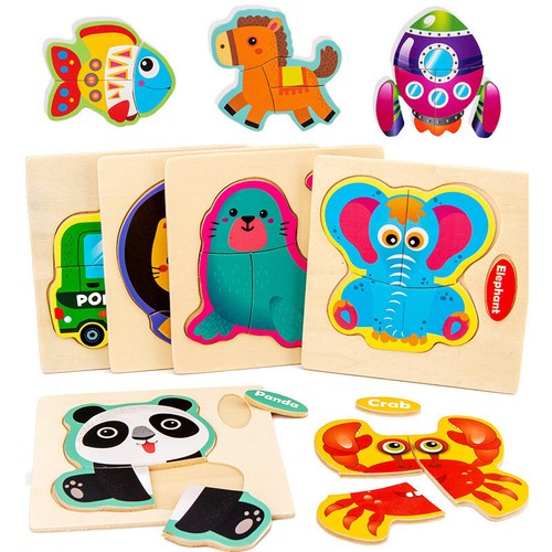 Small tiny puzzle baby kids - puzzle,