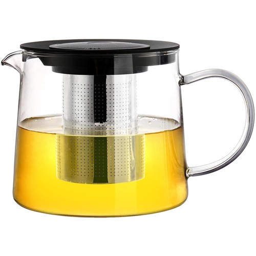 Glass teapot with infusion - teapot,