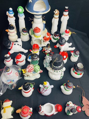 Snowmans christmas decor mixed - snowmans,